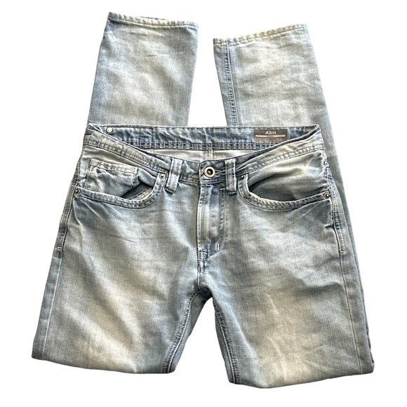 BUFFALO DAVID BITTON men's lightwash ash skinny jeans, size 30x32. - Picture 4 of 7